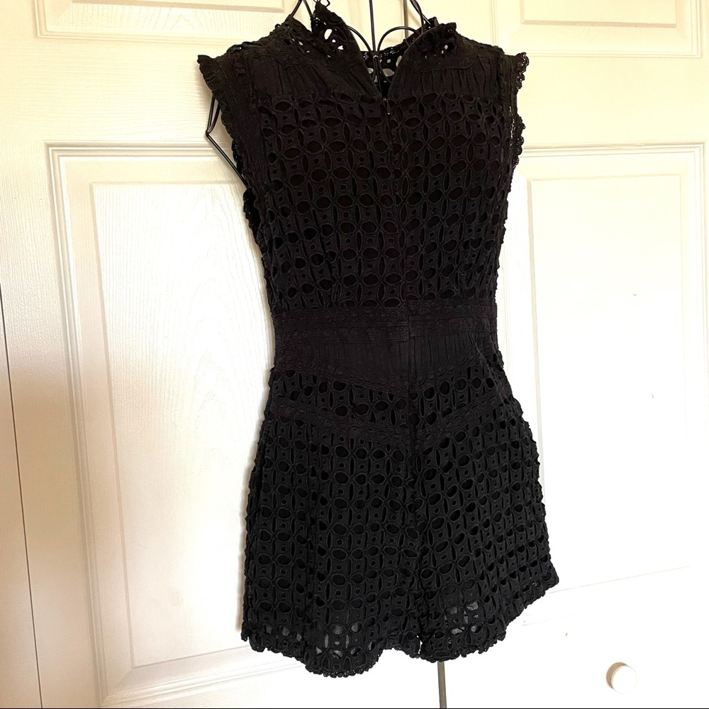 FREE PEOPLE front zip romper